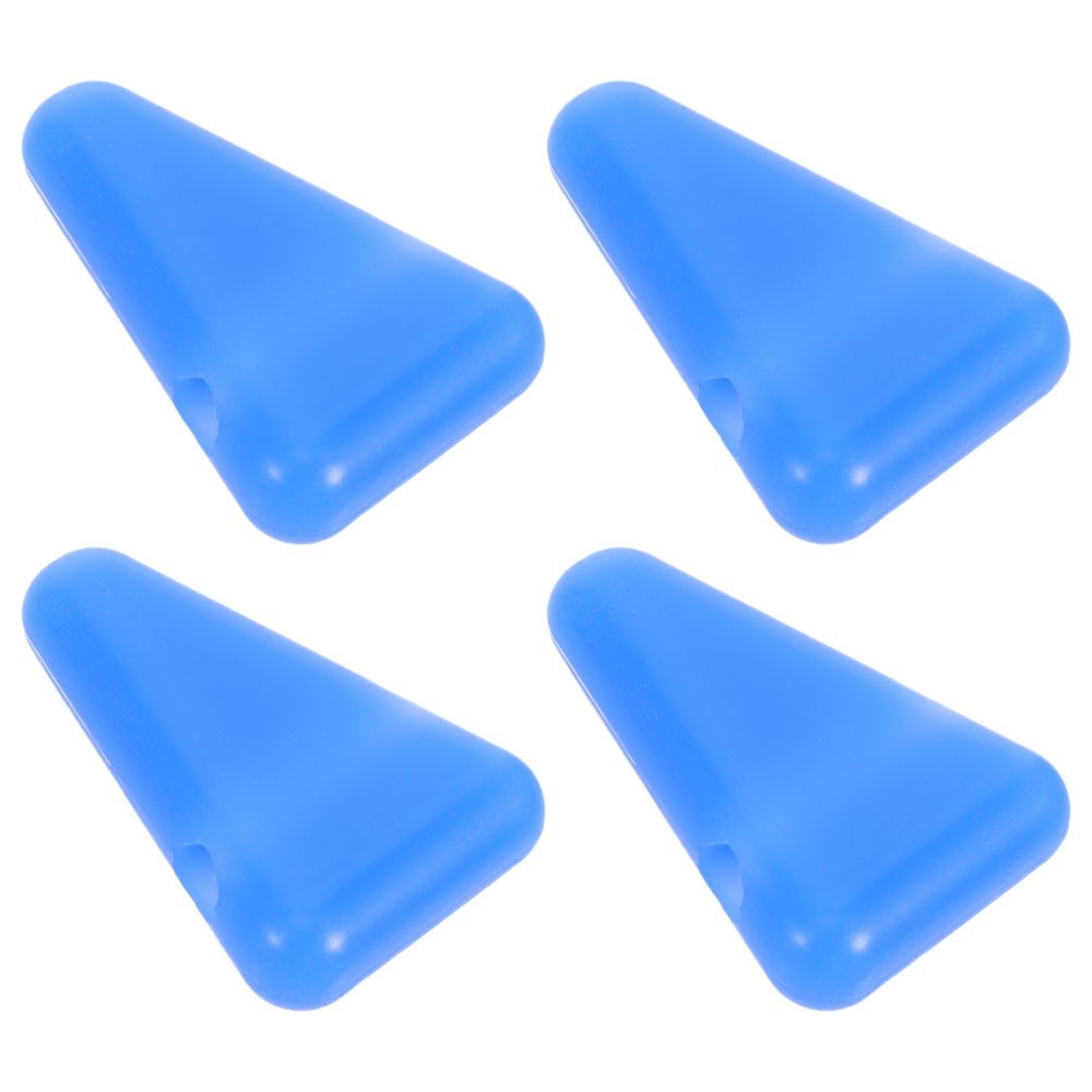 4 Pcs Tuning Fork Replace Supply Accessories Stand Triangle Silicone Base