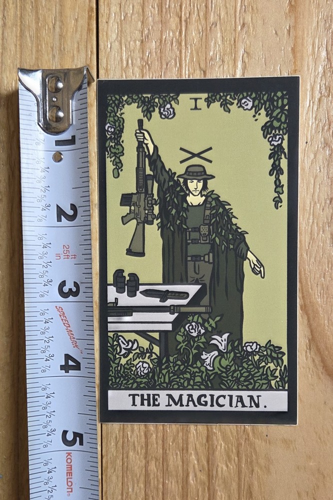 'The Magican' Authentic TFD Sticker (Task Force Doomer)