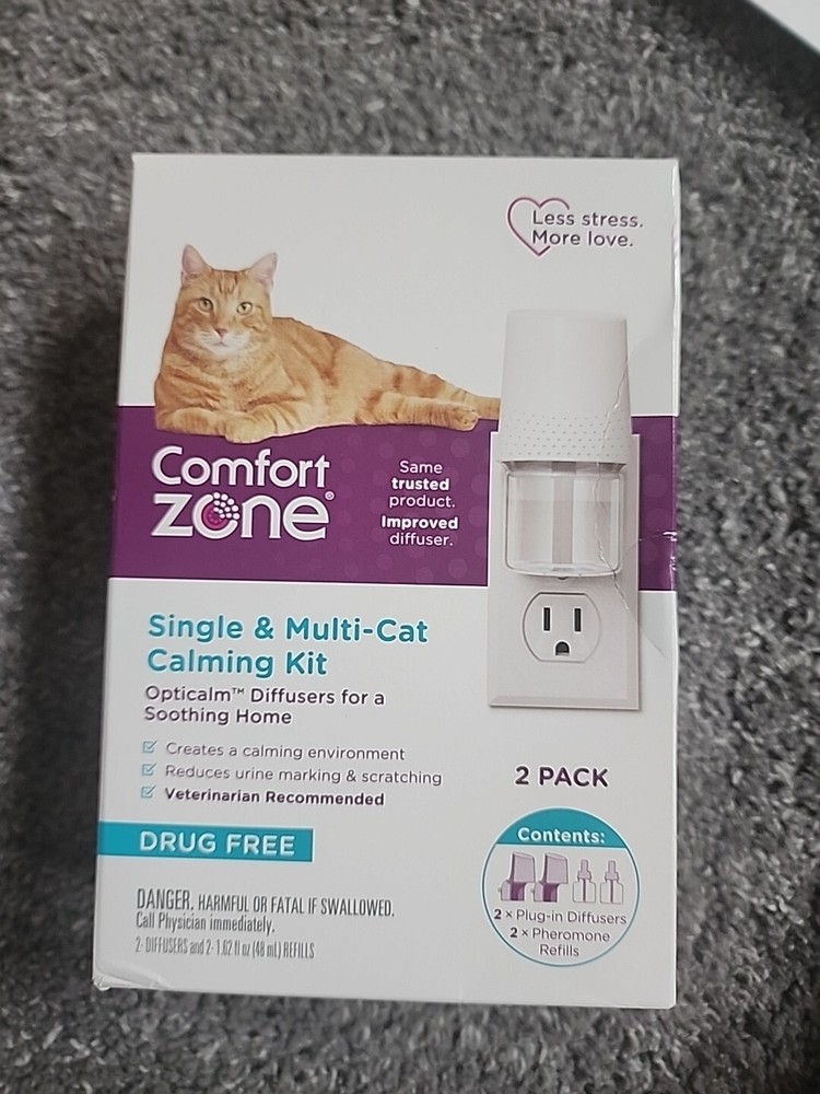 Comfort Zone Single & Multi-Cat Calming Kit, 2 Pack