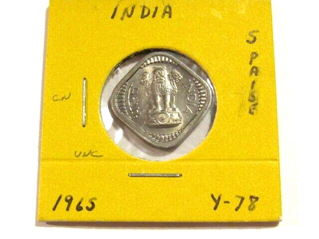 India 1965 5 Paise unc Coin