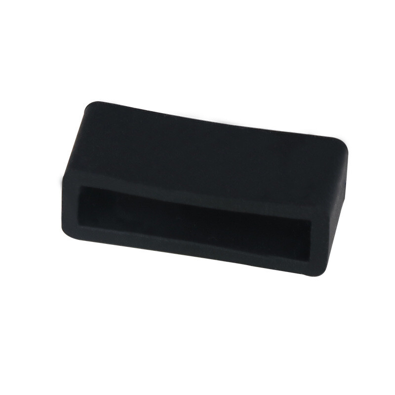 2-Pack Silicone Watch Strap Band Hoop Loop Retainer Buckle Holder Ring Keeper