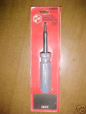 KD Tools, 5pc. Quick-Change Internal Torx Screwdriver Set,Part #419030C,USA Made
