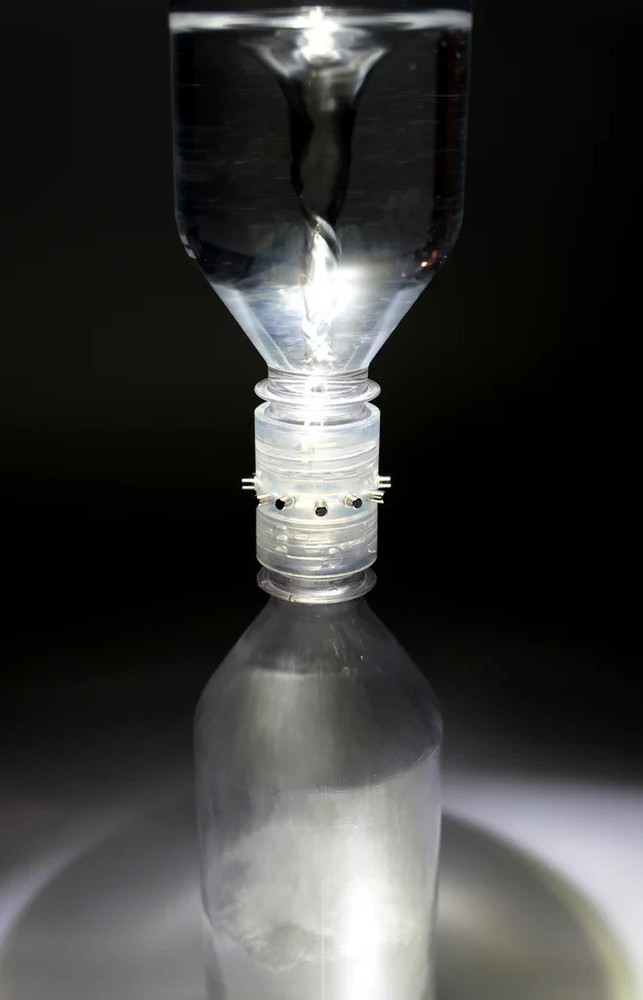 Water Implosion Vortexer for Energized Structured Water Quartz Magnet Technology