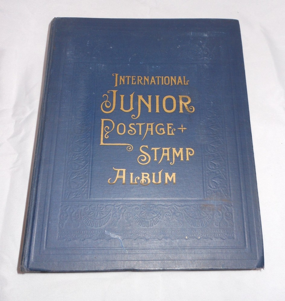 International Junior Postage Stamp Album 1935 Sparse Stamps Maybe 500 By Scott