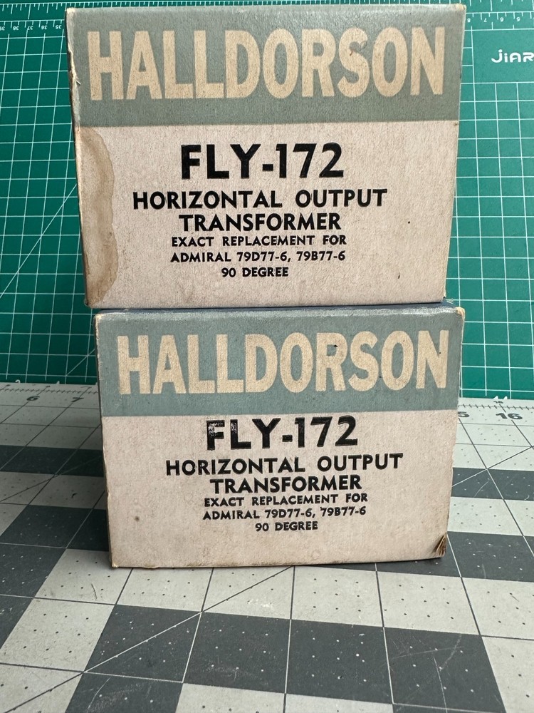 NOS 2-pack lot Thordarson FLY 172 Horizontal Output Flyback Transformer Admiral