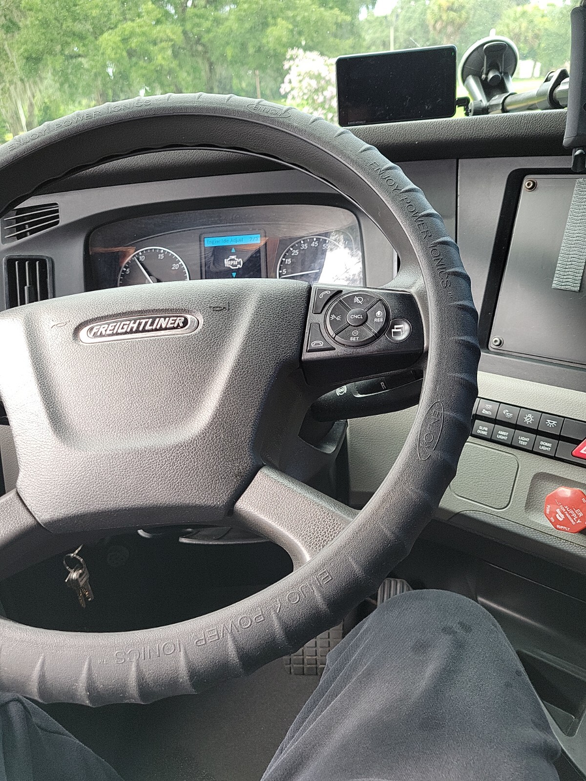 Silicone Semi-Truck Steering Wheel Cover Fits 16" 17" 18" 19" Maximum Grip