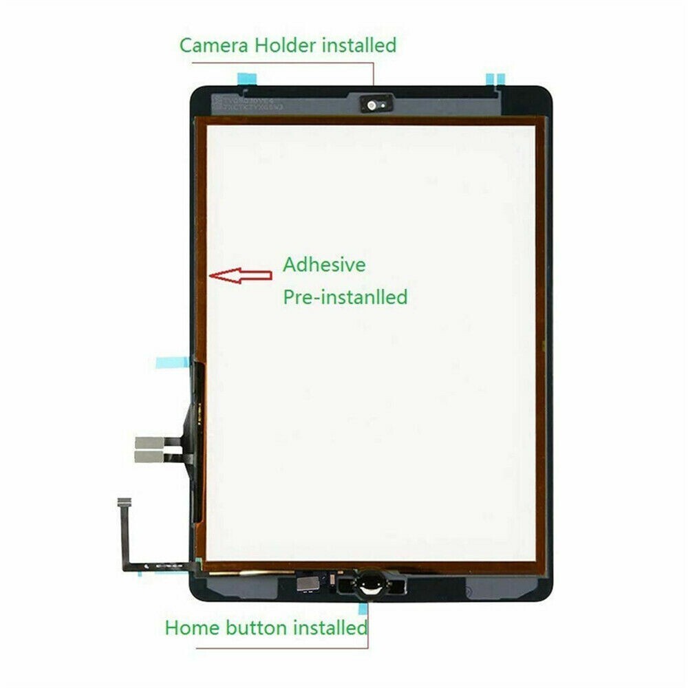 For iPad 6 6th Gen A1893 A1954 Touch Screen Digitizer Replacement IC Black Tools