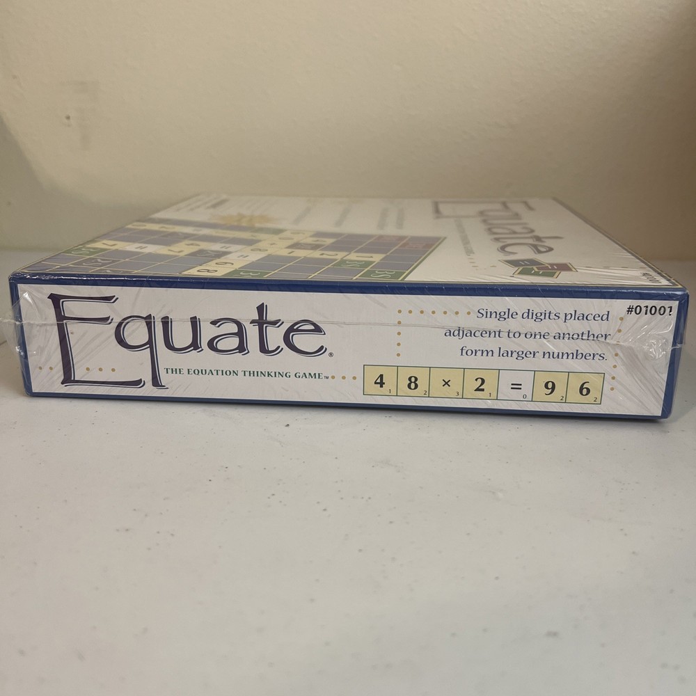 EQUATE The Equation Thinking Math Board Game Educational Fun New Sealed
