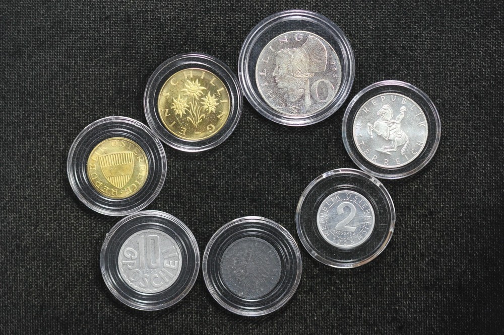 1965 Austria 7 Coin Proof Set 604I