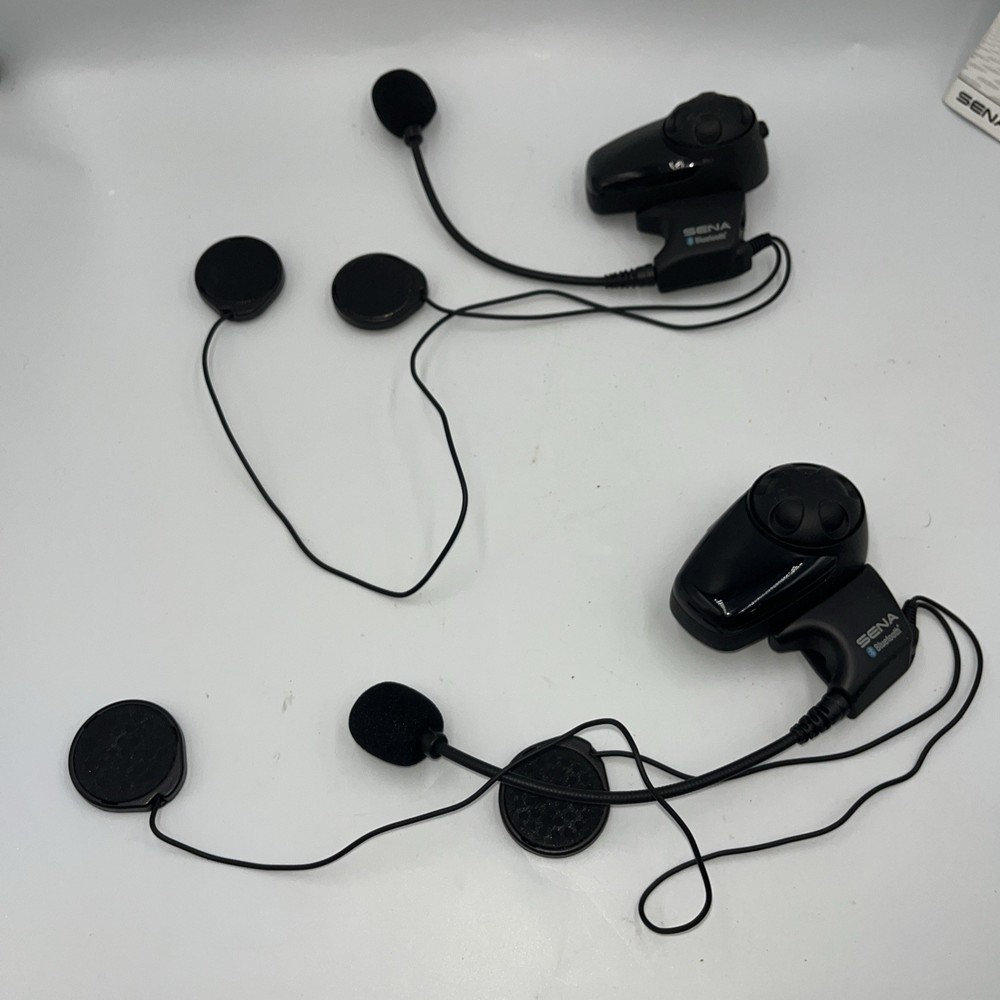 Sena SMH10D-10 Motorcycle Bluetooth Headset / Intercom (Dual), Black