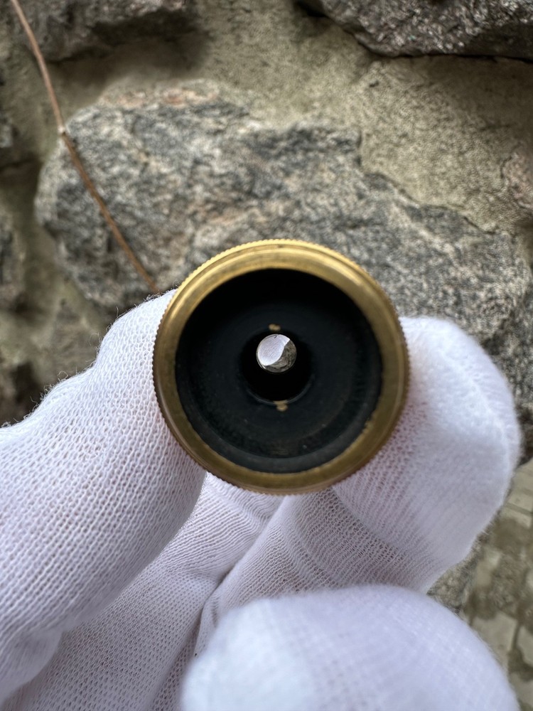 Antique microscope lens Eleitz Wetzlar 7a 58x Germany