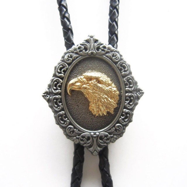 Western Eagle Cowboy Rodeo Bolo Tie