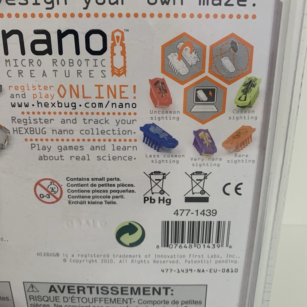 HexBug Hex Bug Nano Starter Set 1 Extremely Rare Mutation New NIB