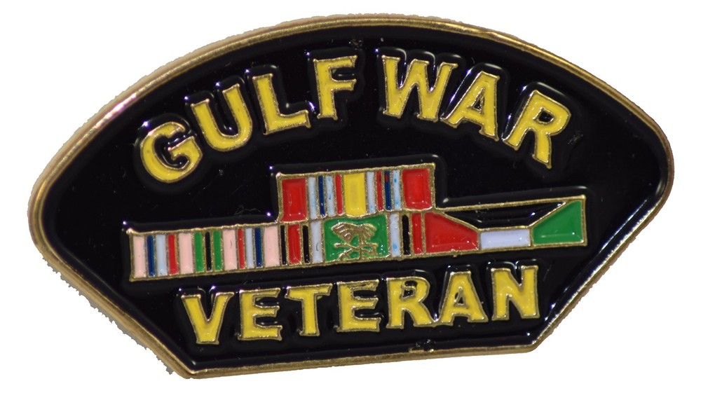 GULF WAR VETERAN HAT PIN