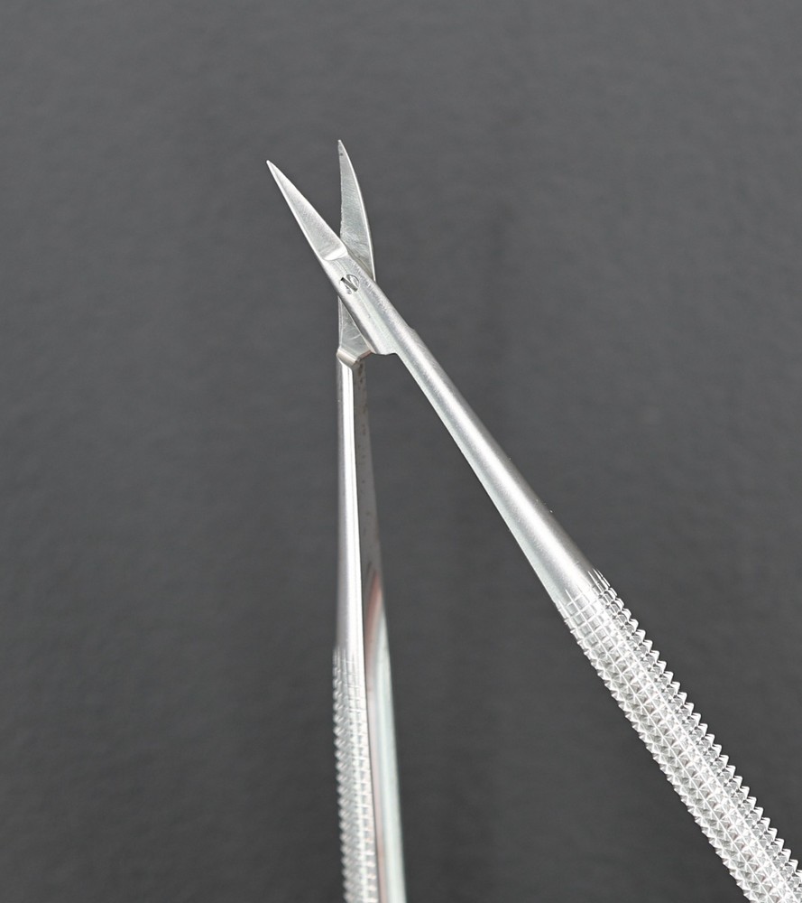 ASSI ASSI.SDC18R8F12 Dissecting Scissors, Delicate, Curved, Sharp/Sharp, 18cm