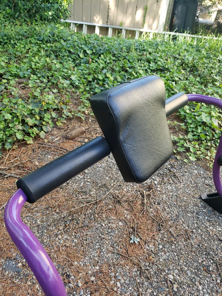 Original Purple Ab Roller Plus Crunch Rocker For Abdominal Exercise Stabilizer