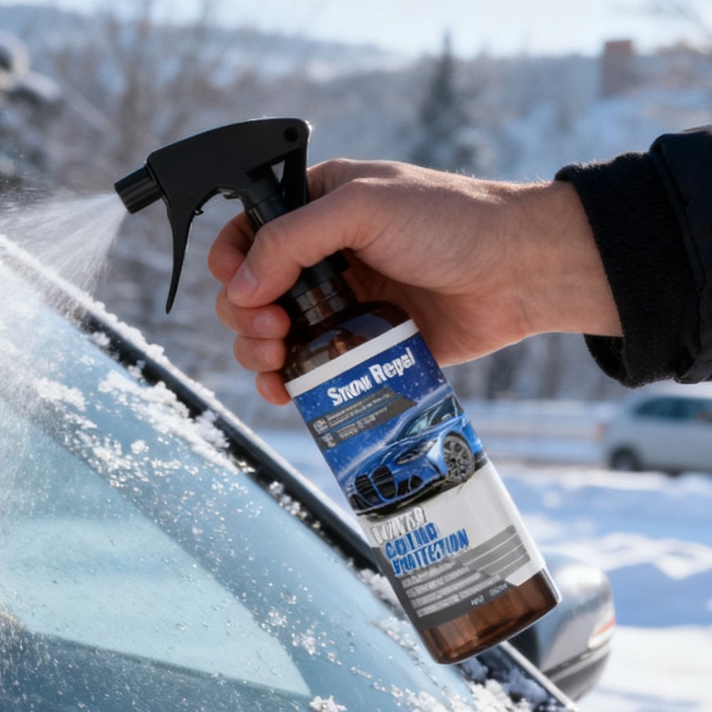 Windshield Snow Removal Spray 100ml Fast Melting Transparent Liquid