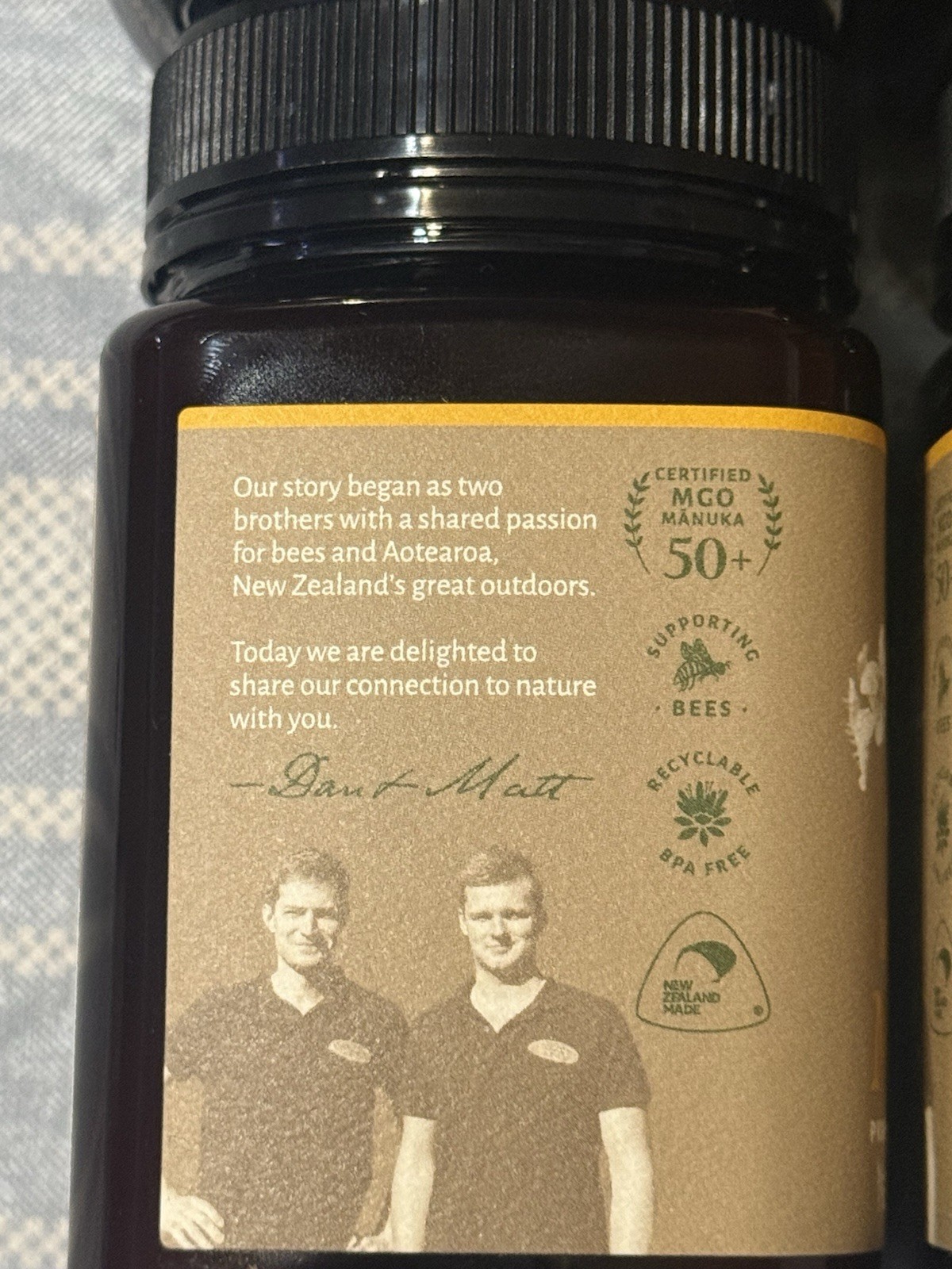 (Lot of 4) Raw Manuka Honey | Mason Brothers’ MGO 50+ | Multi Floral | 17.6oz