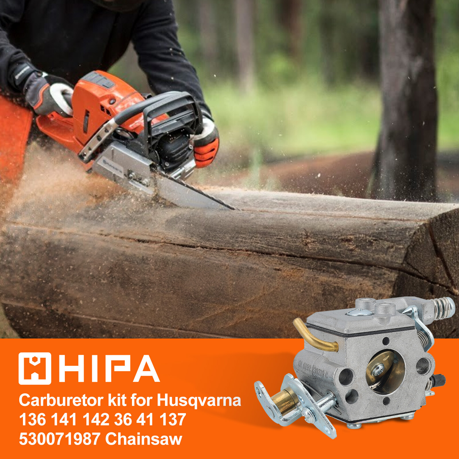 🔥 Carburetor Filter kit FOR HUSQVARNA CHAINSAW 136 137 141 142 36 41 142E Carb