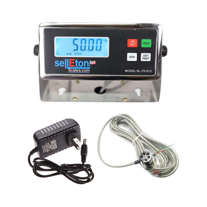 SellEton Replacement SL-7515-C Indicator Compatible with any floor & bench scale