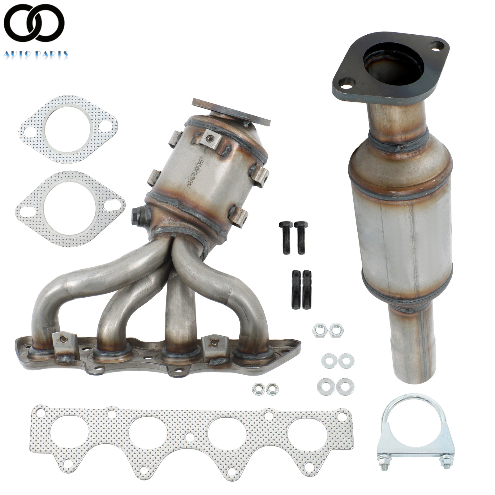 For Kia Soul 1.6L 2012-2019 Both Manifold Catalytic Converters Front and Rear