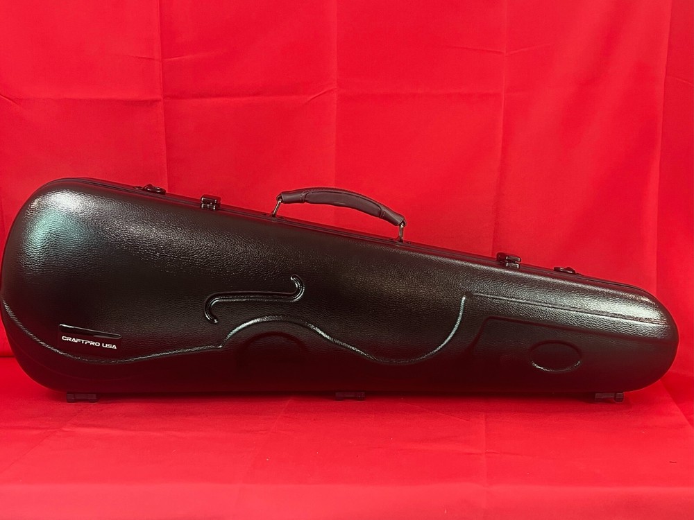 ****CRAFTPRO USA**** HIGH QUALITY Violin Hard Shell Compostite Case 4/4 Black