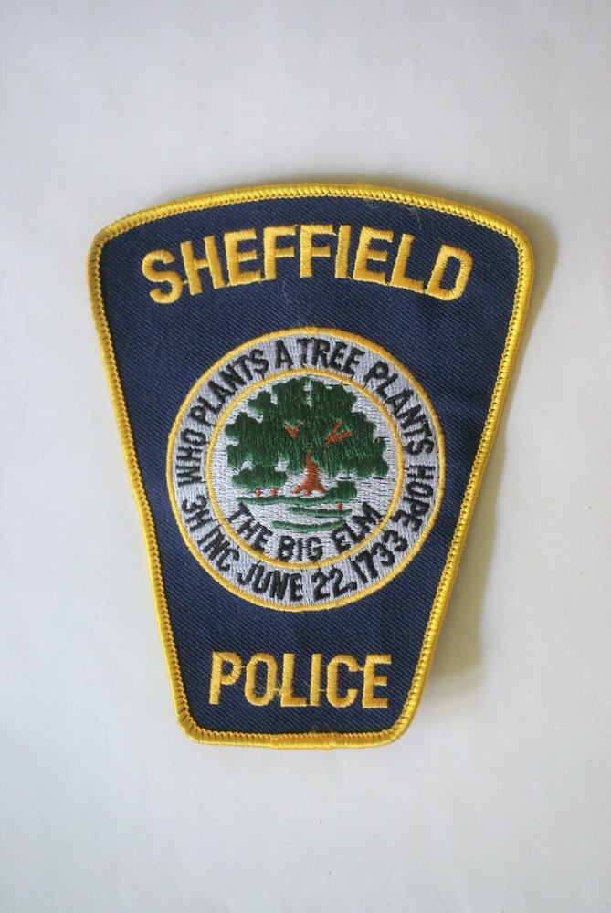 Sheffield Police patch, Massachusetts