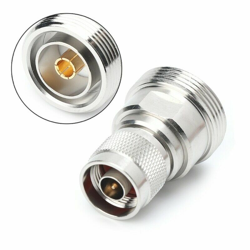 RF COAXIAL ADAPTER 7/16 DIN FEMALE JACK TO N MALE PLUG CONNECTOR ADAPTER