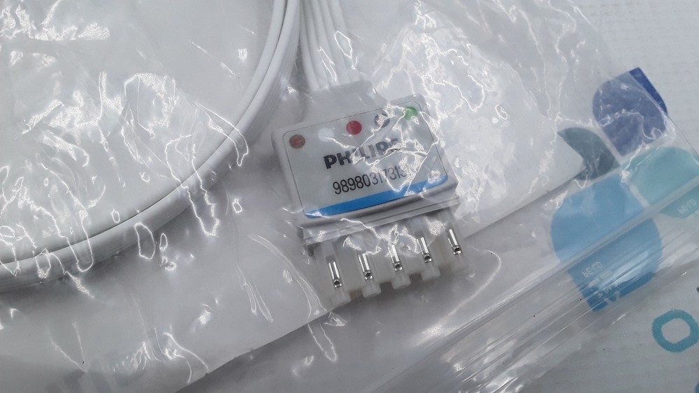 Philips 5 lead Set Disposable AAMI Single Use REF 989803173131