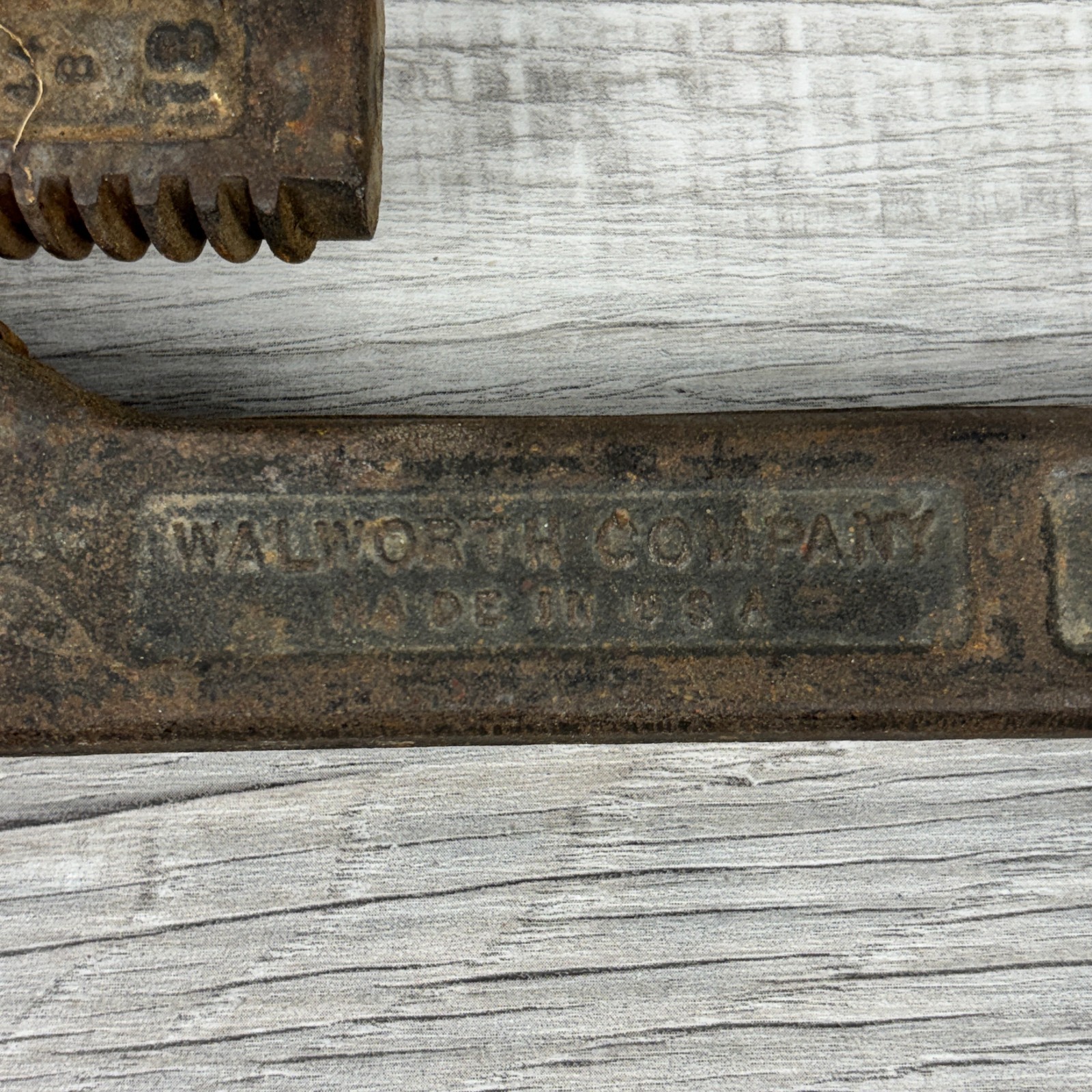 Vintage Stillson Walworth 18" Adjustable Pipe Wrench Heavy Duty Made in USA