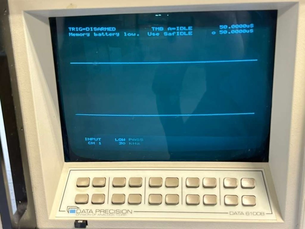 Analogic Data Precision Waveform Dynamic Signal Analyzer 6100B w/Digitizer 611-1