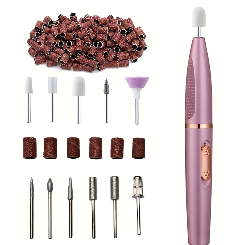 Electric Nail Drill Kit - Multi-Function Manicure Tool for Polishing & Shaping