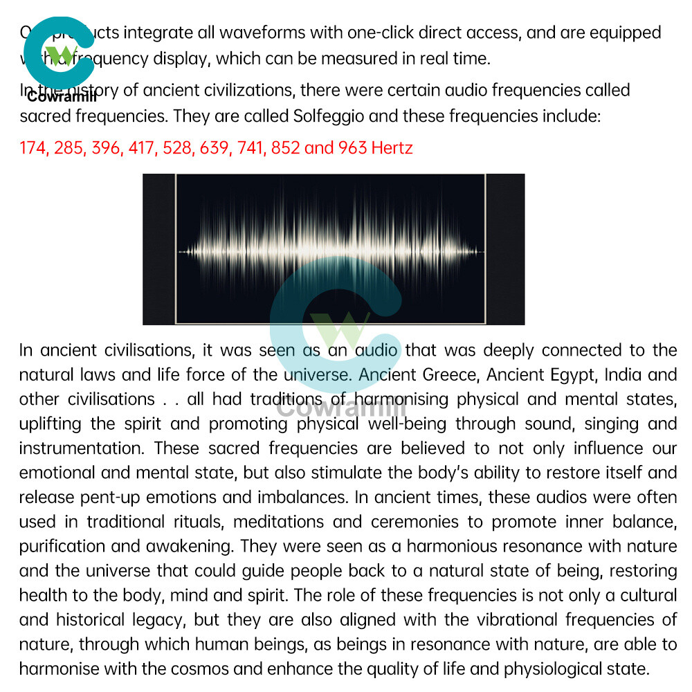 Schumann Wave Generator 0.01-99999Hz Adjustable Frequency with Touch Screen+Case