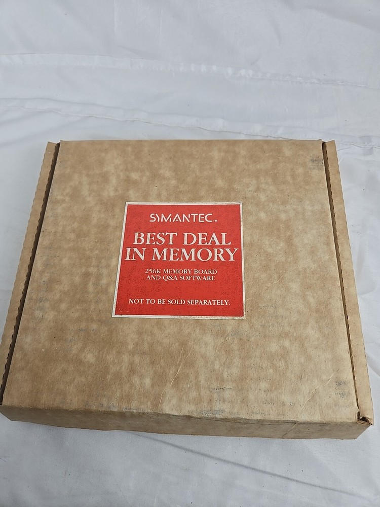 Vintage Symantec 256k Memory Board 01-0104