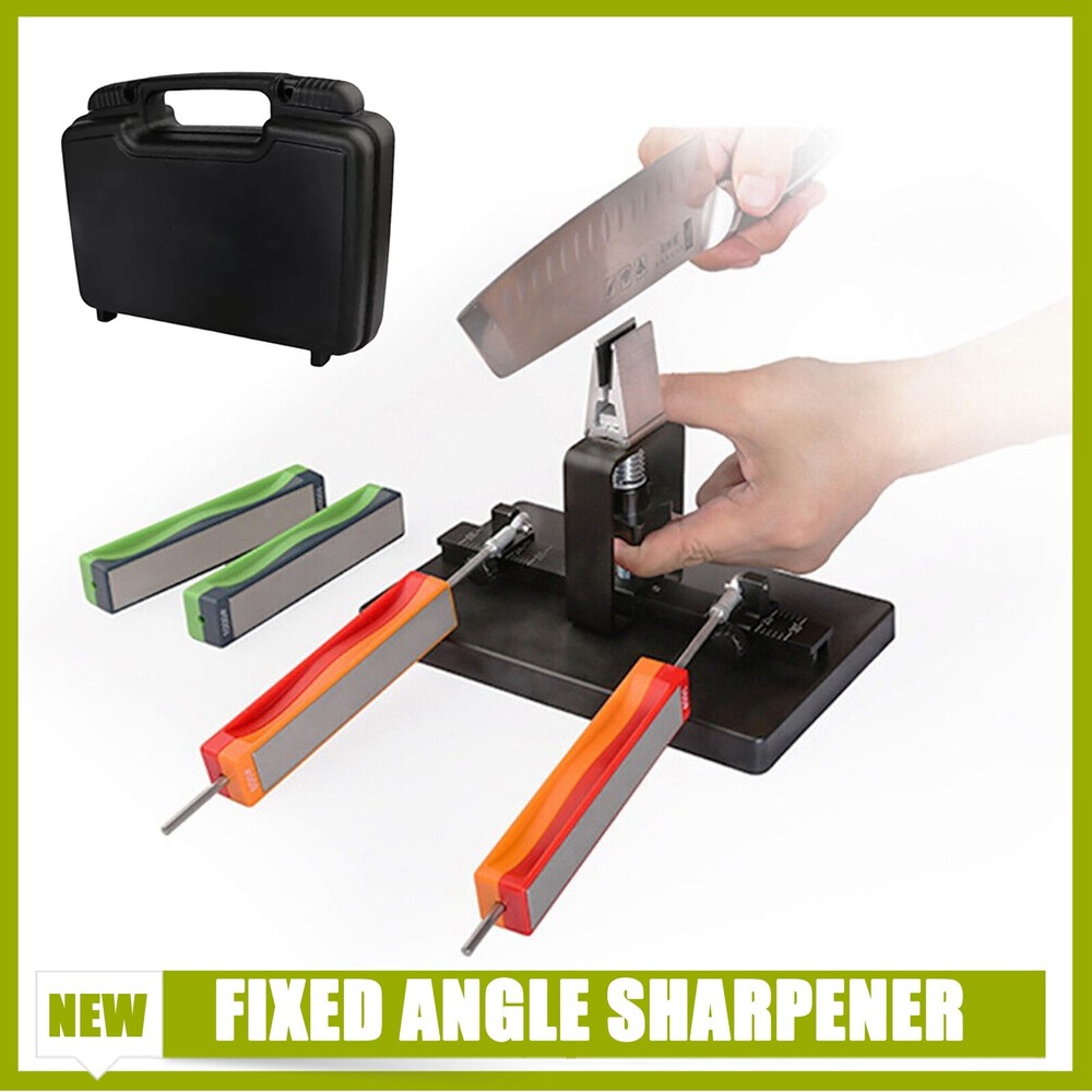 Fixed Angle Sharpener Double-Sided Sharpening Tool Kitchen Grindstone Tool Kits