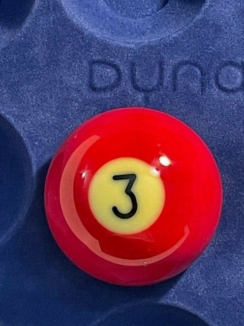 Replacement Dynasphere Gold 3 Pool Ball