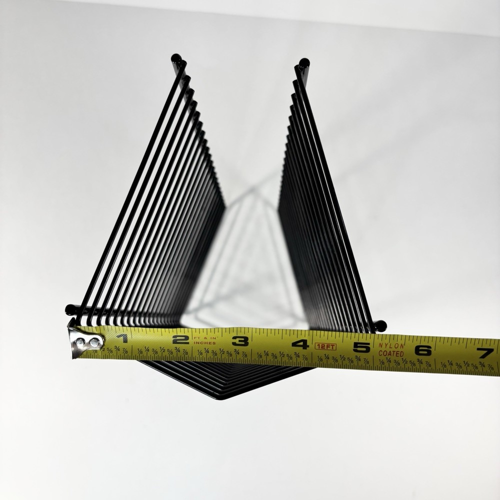 Black Wire CD Rack Holds Up To 20 Cd