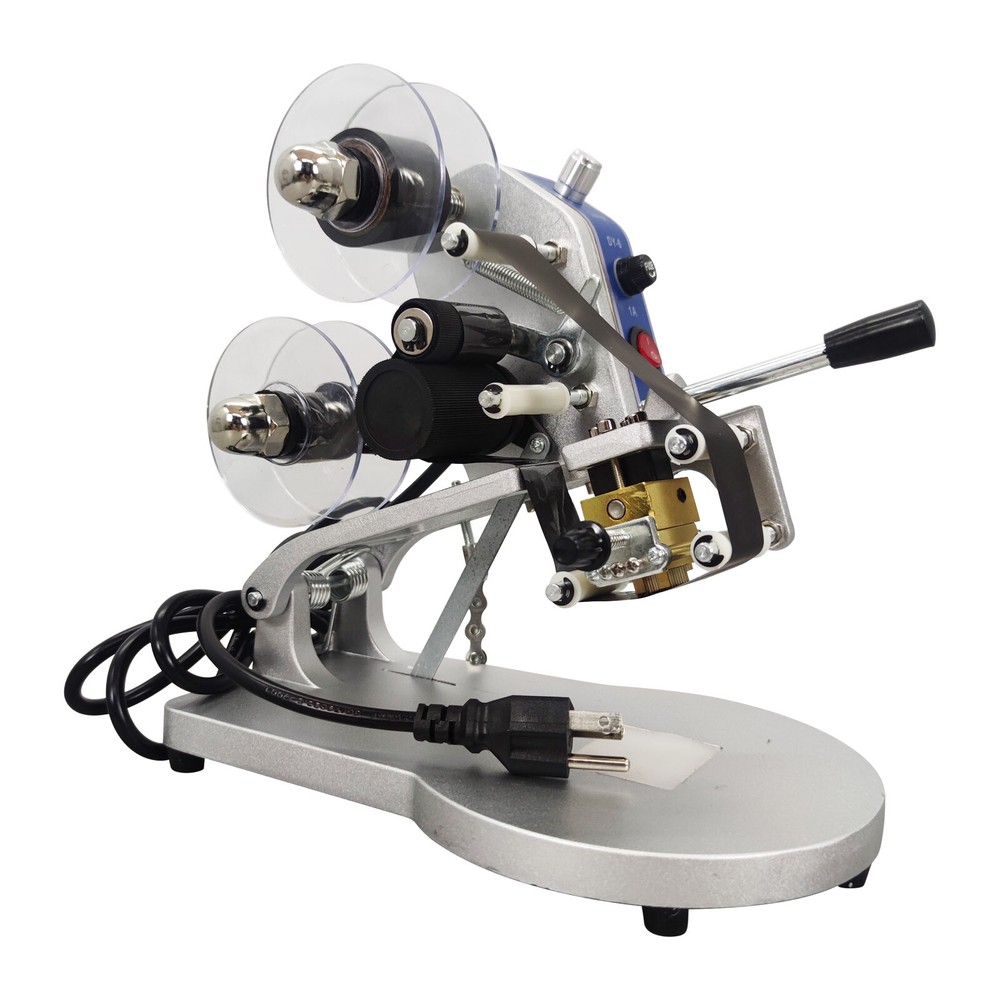 DY-8 Manual Hot Stamping Machine Ribbon Coding Date Batch Character Code Printer