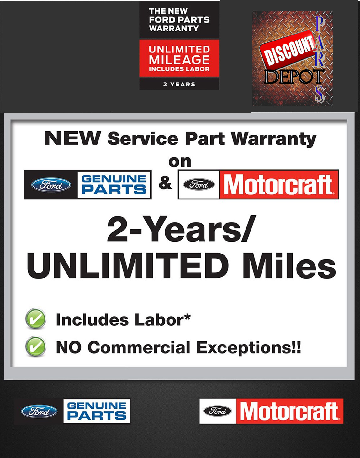 2011-2024 SET FORD SUPER DUTY Auto Lock Hubs PC3Z-3B396-A (BC3Z-3B396-A)
