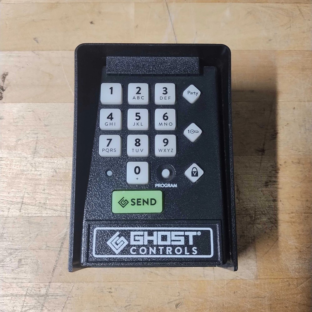 GHOST CONTROLS AXWK PREMIUM WIRELESS KEYPAD FOR AUTOMATIC GATE OPENERS NEW