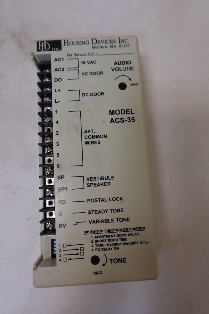 HD Housing Devices Inc - Intercom Amplifier ACS-35 NOS