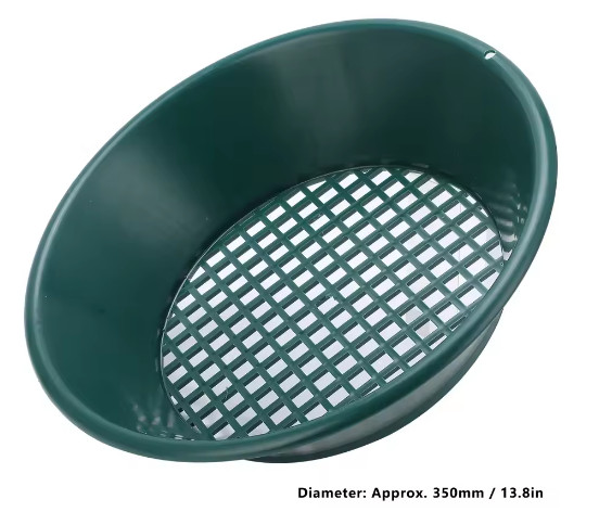 Gold Pan Panning Classifier Mesh Screen Mining Sifter Metal Detecting Tool