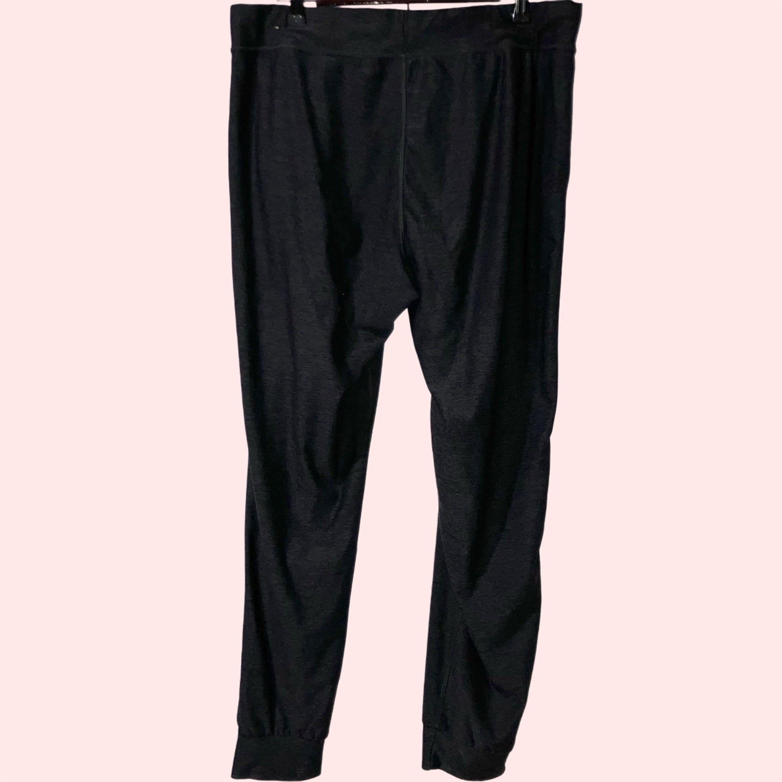 PINK Victoria's Secret Ultimate Yoga Pants Leggings Gray Drawstring Size Large