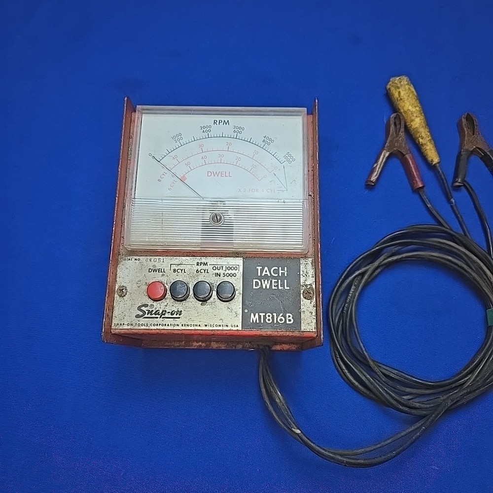 VINTAGE SNAP ON TACH DWELL METER MT816B UNTESTED