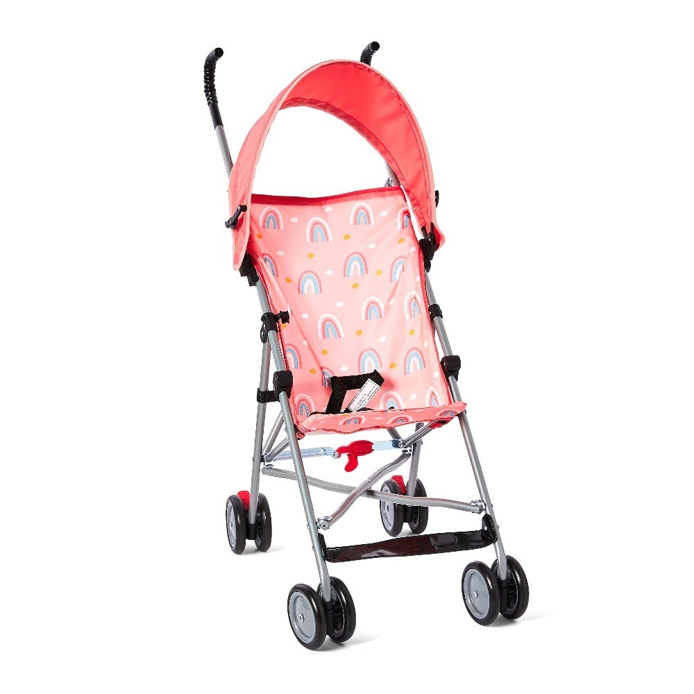 Lightweight Compact Fold Baby Umbrella Stroller with Adjustable Canopy 3-Point