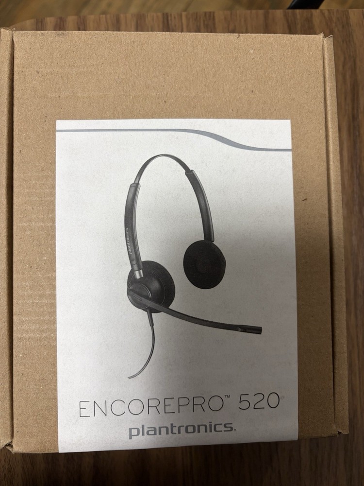 Plantronics EncorePro HW520 Headset AND adapter cable