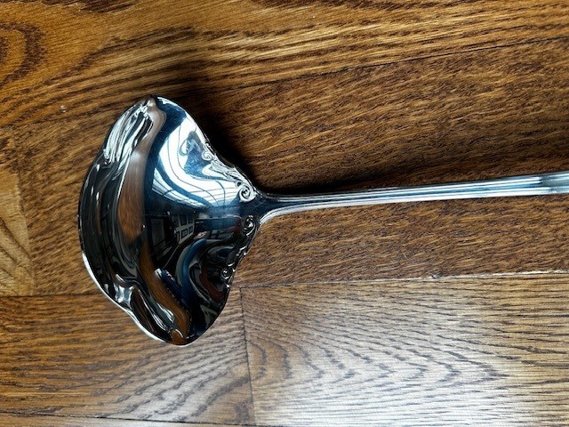 Vintage Gorham Heritage 13" Silverplate Ladle YH-501 Made in Italy MINT Cond.