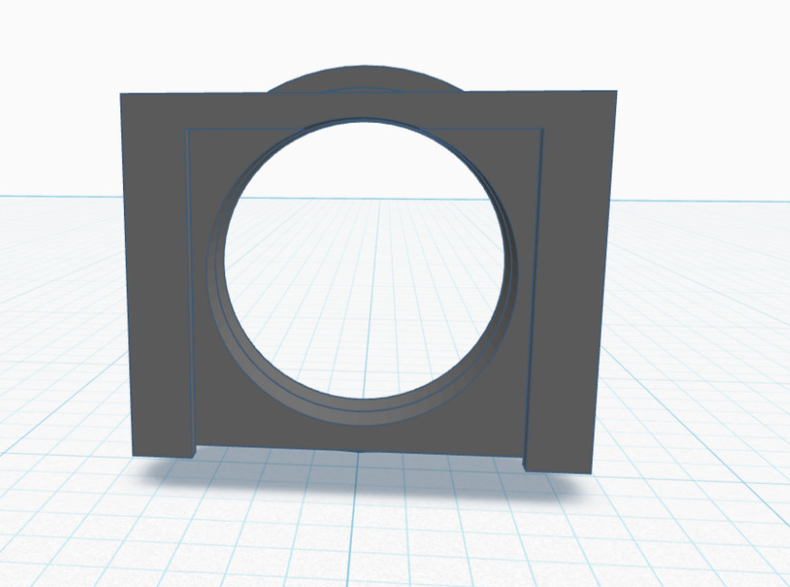 Nikon Rectangular Eyepiece To Round DK-19 Rubber Eyecup Adapter