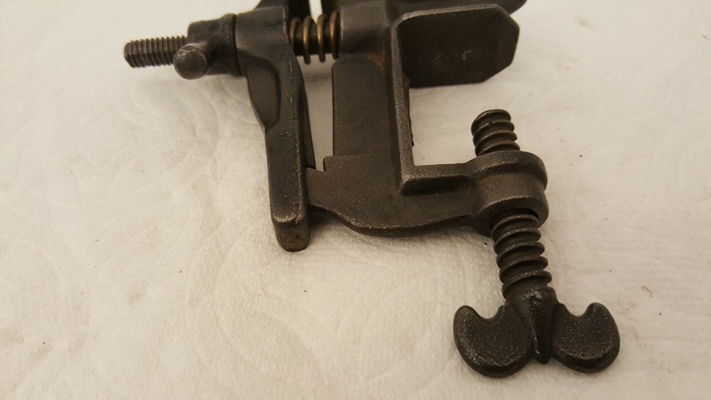 Antique tiny tabletop anvil vise small