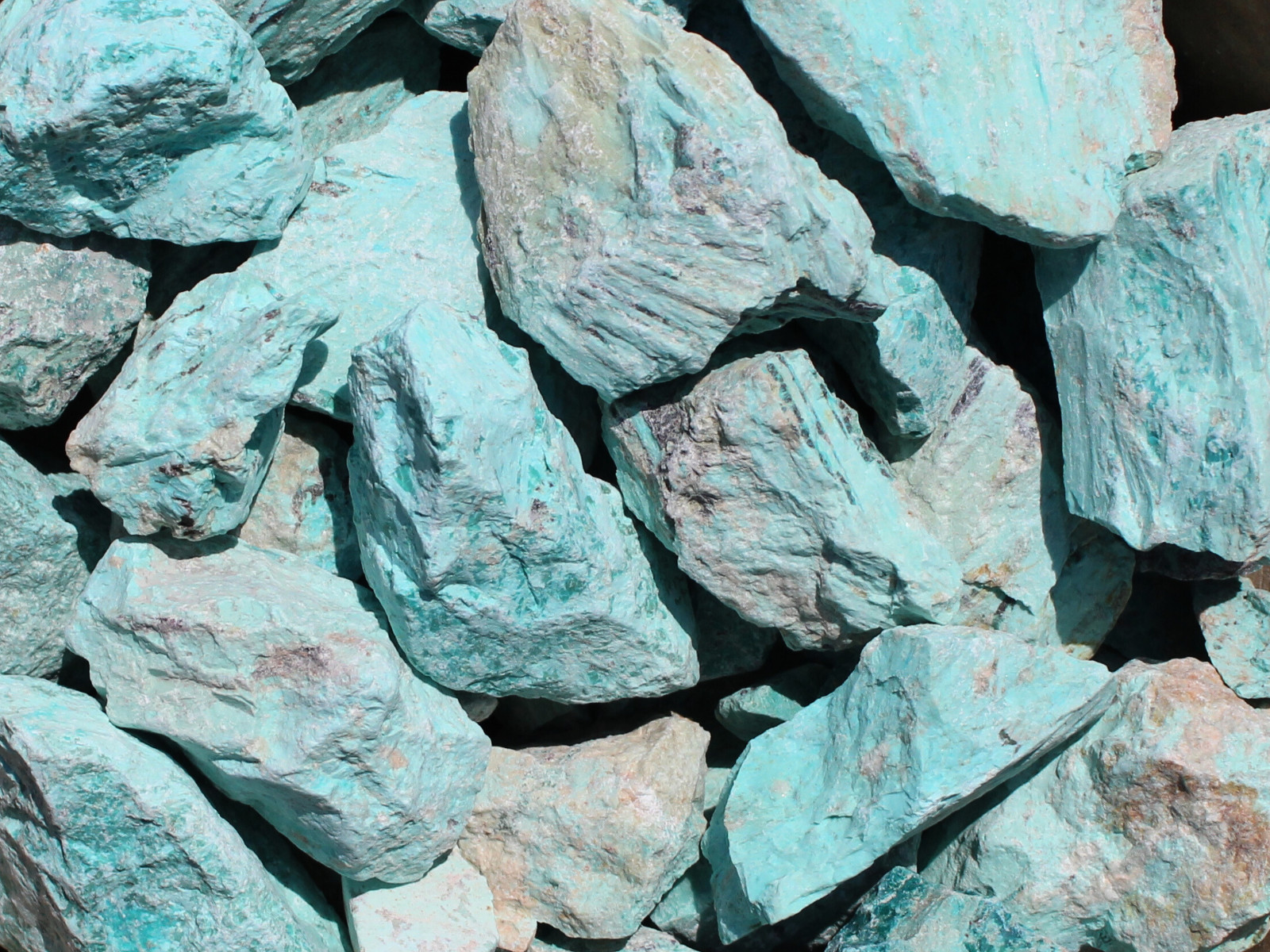 Turquoise - Rough Rocks for Tumbling - Bulk Wholesale 1LB options